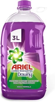 Lava Roupas Ariel Cores Radiantes Toque de Downy - 3L