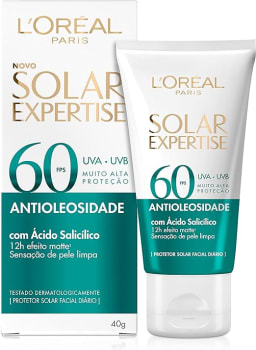 Protetor Solar Facial L'Oréal Paris Solar Expertise Antioleosidade Fps60 40G