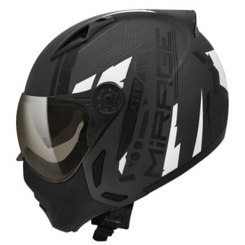 Capacete Peels Mirage Techride - Preto Chumbo Fosco