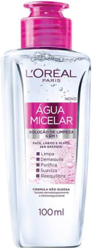 Água Micelar Solução de Limpeza 5 em 1 100ml - L'Oréal Paris