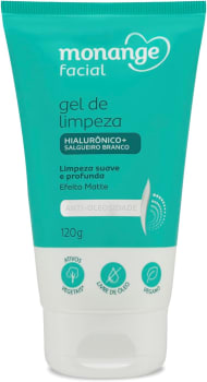 Gel De Limpeza Monange Facial Anti-oleosidade Com Ácido Hialurônico E Salgueiro Branco 120g