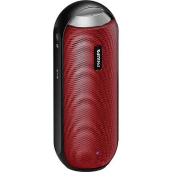 Caixa de Som Bluetooth Philips BT6000B/12 12W Vermelha Resistente à Água