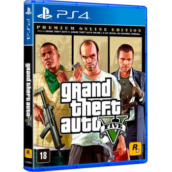 Jogo Grand Theft Auto V - Premium Online Edition - PS4
