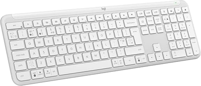 Teclado Sem Fio Logitech Signature Slim K950 Com Easy-Switch Para Até 3 Dispositivos