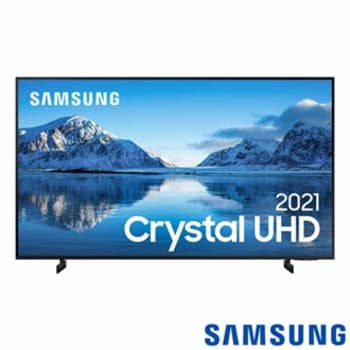 Smart TV LED 65" 4K Samsung 65AU8000 3 HDMI 2 USB Wi-Fi Bluetooth - UN65AU8000GXZD