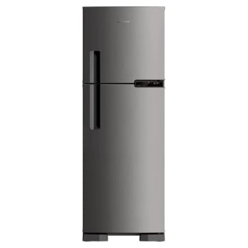 Geladeira Frost Free Brastemp Duplex 375l Cor Inox Brm44hk 220v