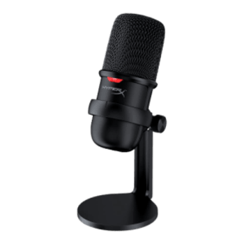 Microfone HyperX Solocast Podcast, USB, Pedestal Ajustável, Compatível PS4, PS5, Mac e PC - 4P5P8AA