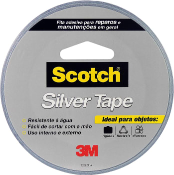 Fita 3M Scotch Silver Tape - 45mm x 25m