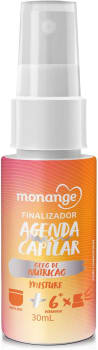 Finalizador Monange Agenda Capilar Óleo De Nutrição 30Ml, Monange