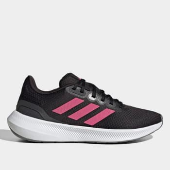 Tênis Adidas Runfalcon 3.0 Feminino - Preto+Rosa