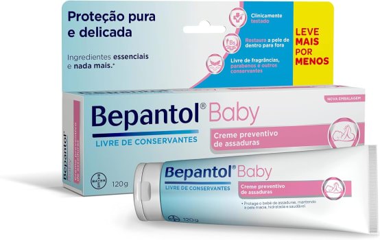 Bepantol Baby Creme Preventivo de Assaduras Para Bebês Bepantol 120G