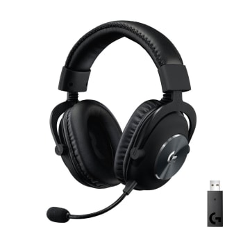 Headset Gamer Sem Fio Logitech G PRO X Wirelesss LIGHTSPEED 7.1 Drivers PRO-G 50 mm - 981-000906