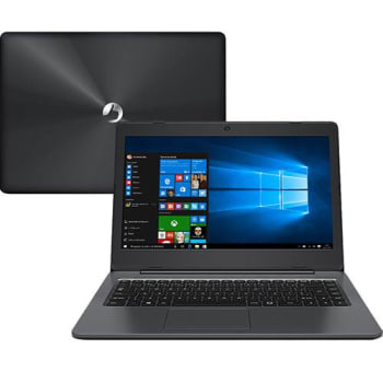 Notebook Positivo Stilo XC3650 Intel Celeron Dual Core 4GB 500GB Tela LCD 14" Windows 10 - Cinza Escuro