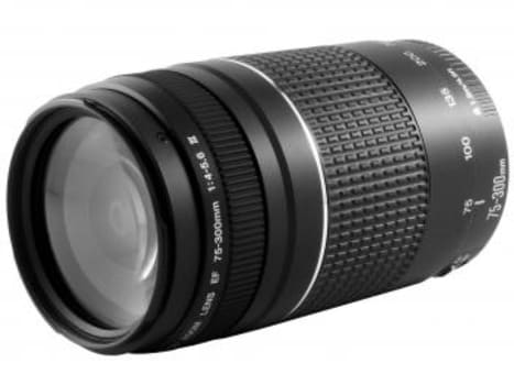 Lente Zoom Telefoto 75-300mm - Canon EF 75-300mm f/4-5.6III - Magazine Ofertaesperta