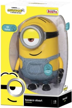 Boneco Minions Stuart Rosita Sortida