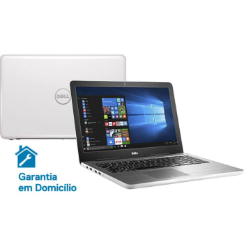 Notebook Dell Inspiron i15-5567-A40B Intel Core i7 8GB (AMD Radeon R7 M445 de 4GB) 1TB Tela LED 15,6" Windows 10 - Branco