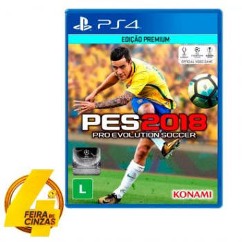 Jogo Pro Evolution Soccer 2018 (PES 2018) Para Playstation 4 (PS4) - Konami