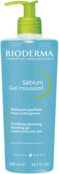 Bioderma Sébium Gel Moussant - Gel De Limpeza Purificante Antioleosidade 500 Ml