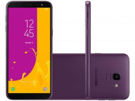 Smartphone Samsung Galaxy J6 32GB Violeta 4G - Octa Core 2GB RAM 5,6 - Magazine Ofertaesperta