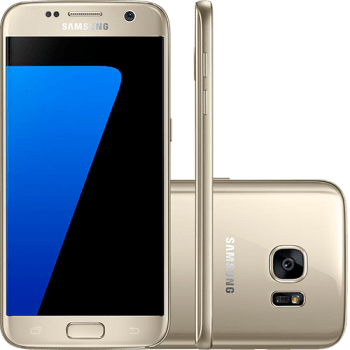 Smartphone Samsung Galaxy S7 Android 6.0 Tela 5.1" 32GB 4G Câmera 12MP - Dourado