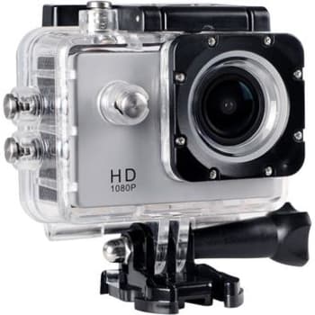 Câmera Filmadora de Ação ONN 12MP Full HD Tela 1.5” Prata