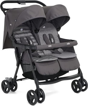 Carrinho Duplo Joie Aire Twin Dark Pewter