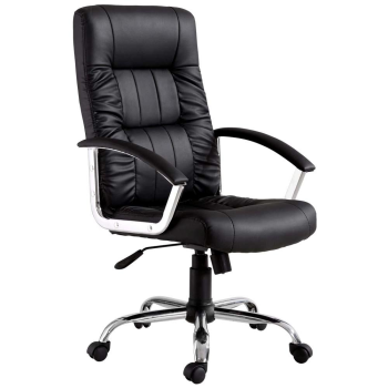 Cadeira Office Finlandek Presidente Plus com Função Relax e Regulagem de Altura