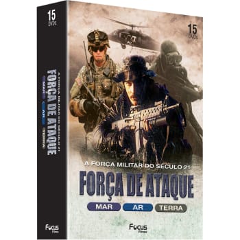 Box Força de Ataque: Mar + Ar + Terra (15 DVDs)