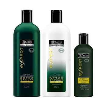 Kit Tresemmé Detox Capilar Shampoo + Condicionador