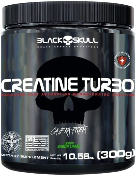 Creatina Black Skull Creatine Turbo Limão - 300g