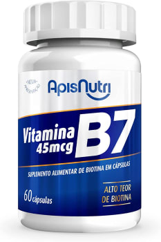 Apisnutri Suplemento De Vitamina B7, 60 Capsulas