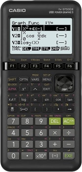 Casio fx-9750GIII, Calculadora Gráfica Padrão, Python e Exibição de Livro de Texto Natural, Preto