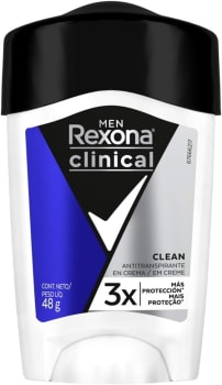 10 Unidades — Desodorante Antitranspirante Masculino Rexona - Clinical 48g