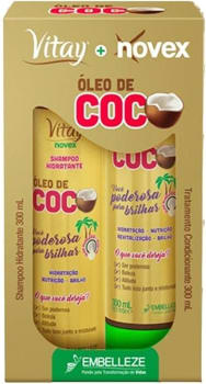 2 Kits Shampoo e Condicionador Novex Óleo de Coco 300ml