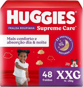 Huggies Fralda Roupinha Supreme Care XXG 48 Un