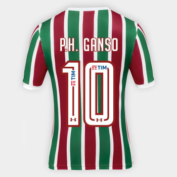 Camisa Fluminense I 17/18 P.H. Ganso nº 10 Torcedor Under Armour Masculina