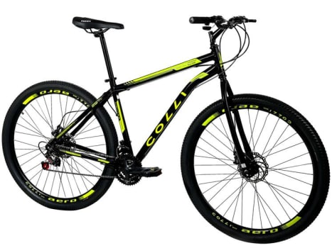 Bicicleta Aro 29 Colli Nantes Aço Carbono - 21 Marchas - Bicicleta Mountain Bike - Magazine Ofertaesperta