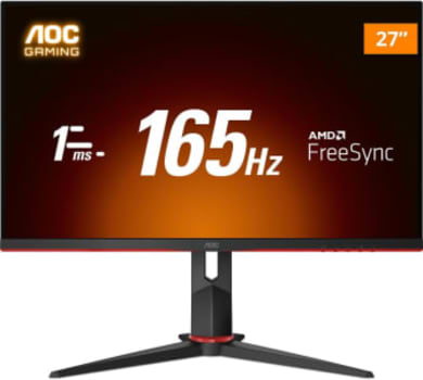 Monitor Gamer AOC Hero 27" 165Hz 1ms Ajuste de Altura 27G2S/BK