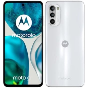 Smartphone Motorola Moto G52 128GB 4GB RAM 6.6" Câm.Tripla 50MP 8MP 2MP Selfie 16MP - Branco