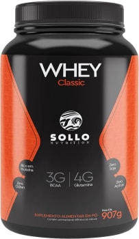 Whey Classic 907g (Chocolate Branco, Coco e Amêndoas)