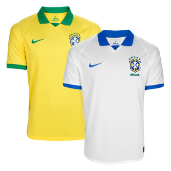 Kit Nike Torcedor Camisa Seleção Brasil I 19/20 s/nº + Camisa