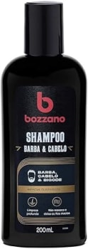 Bozzano Shampoo Para Barba Cabelo E Bigode 200Ml