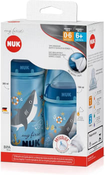 Kit Mamadeira My 1st S1 150 ml S2 300 ml Boy - NUK, Azul