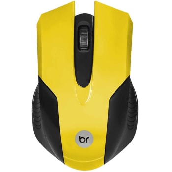Mouse Bright USB, Amarelo - 0378