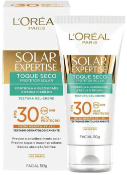 Protetor Solar Facial Solar Expertise Toque Seco Antiacne FPS30 50g - L'oreal