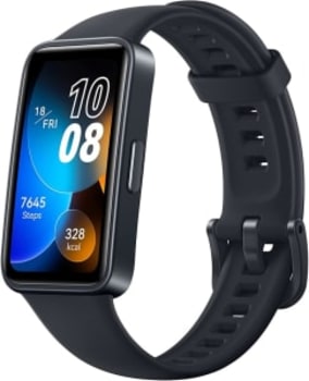 Huawei Band 8 Smartwatch Smartband Pulseira Inteligente Esportiva, Frequência Cardíaca SpO2 Monitor, Display radiante, 45 min Carga Rápida & 14 dias d