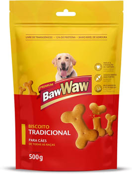 Biscoito Baw Waw para cães Tradicional 500g