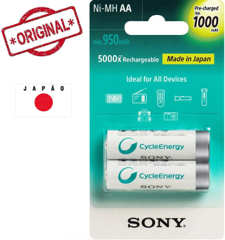 PILHA SONY RECAR NHAAB2RN AA 1000MAH C2i