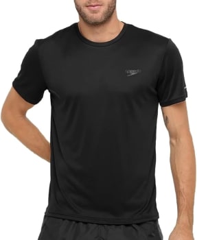 Speedo Interlock Camiseta de Manga Curta, Homens