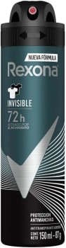 2 Unidades - Desodorante Rexona Men Invisible Aero 87g 